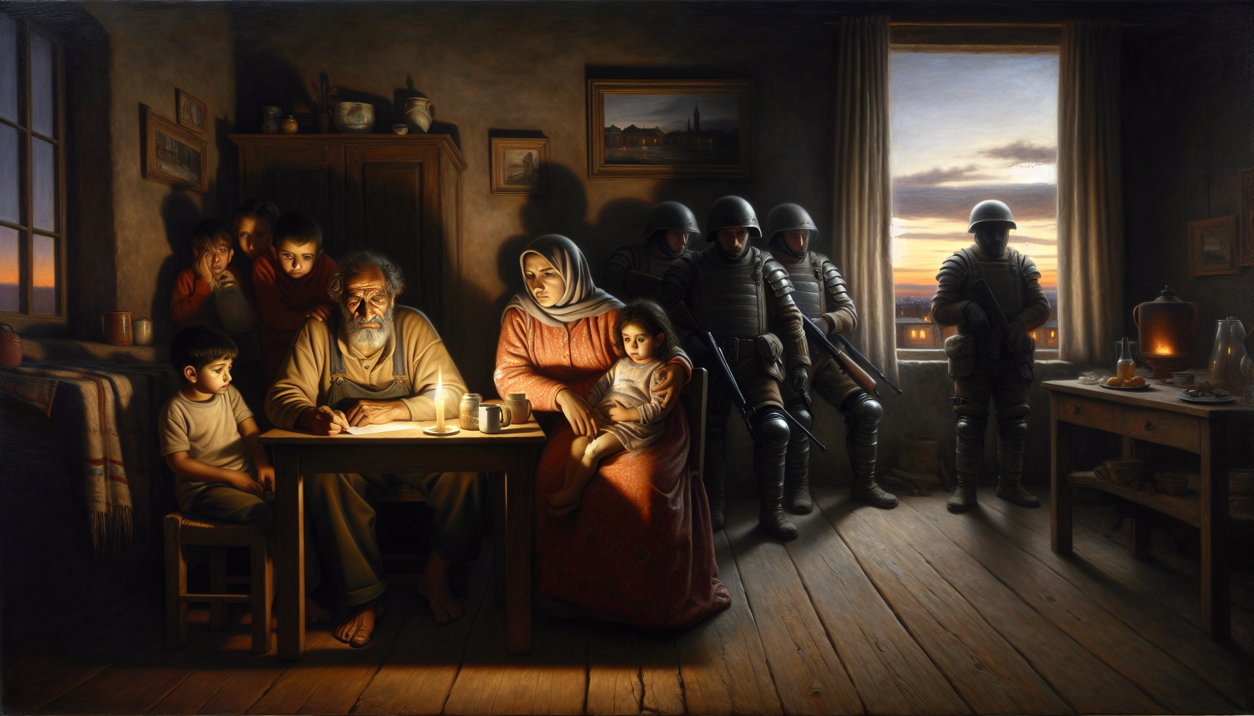 The Weight of Shadows Beneath the Hearth