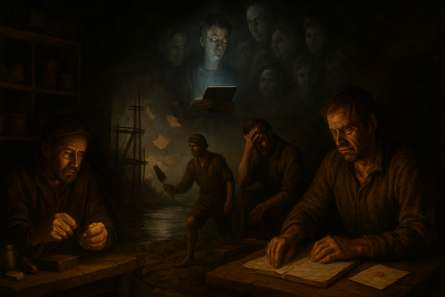 When Rivers and Markets Hold Their Breath