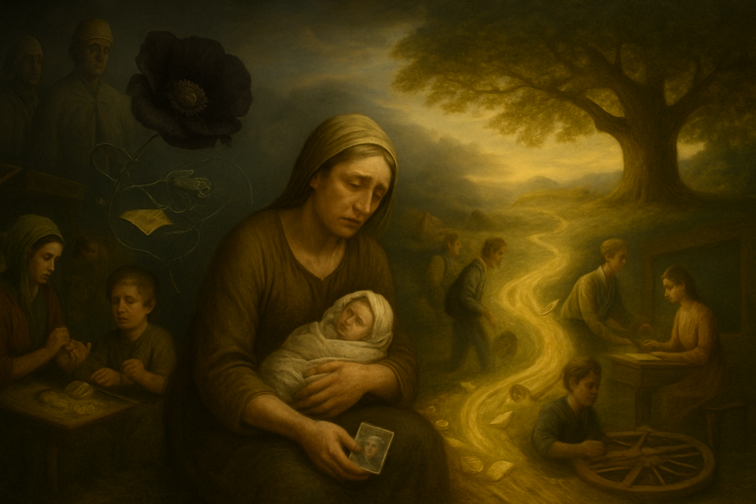 The Dark Blossom and the Golden Tributary