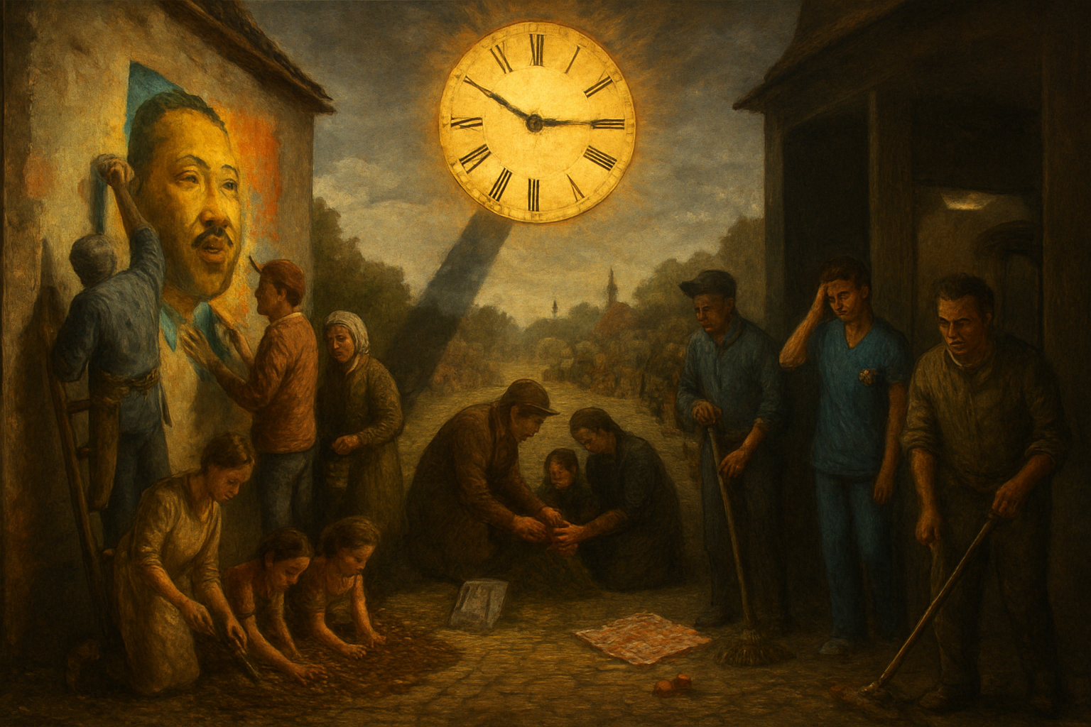 Divided Day — Hands That Serve, Hands That Keep the Hours